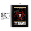 28 Years Later Printed Signed Poster Print – Horror Movie Wall Art Featuring Ralph Fiennes & Aaron Taylor-Johnson – Collectible for Fans & Memorabilia Enthusiasts