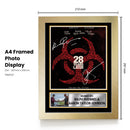 28 Years Later Printed Signed Poster Print – Horror Movie Wall Art Featuring Ralph Fiennes & Aaron Taylor-Johnson – Collectible for Fans & Memorabilia Enthusiasts