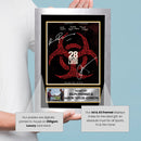 28 Years Later Printed Signed Poster Print – Horror Movie Wall Art Featuring Ralph Fiennes & Aaron Taylor-Johnson – Collectible for Fans & Memorabilia Enthusiasts
