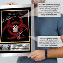28 Years Later Printed Signed Poster Print – Horror Movie Wall Art Featuring Ralph Fiennes & Aaron Taylor-Johnson – Collectible for Fans & Memorabilia Enthusiasts