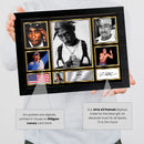 Rappers 2Pac Framed Autographed Print - Limited Edition Autograph Fan Gift – Collectible Memorabilia Merchandise