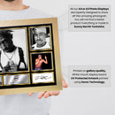 Rappers 2Pac Framed Autographed Print - Limited Edition Autograph Fan Gift – Collectible Memorabilia Merchandise