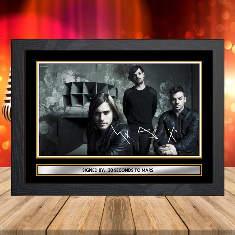 30 Seconds To Mars 1 – Printed Signature Music-Landscape Star Print – 30 Seconds To Mars 1