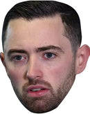 Luke Humphries Face Mask – Funny Celebrity Card Mask for Fancy Dress, Stag Do, Hen Party & Darts Theme Costume Parties – Adult Novelty Face Mask