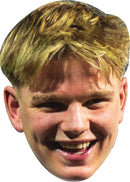 Henry Pollock Face Mask – England Back Row Rugby Player – Celebrity Card Mask for Fancy Dress, Sports Fans, Match Days, Six Nations Events, Parties, Stag & Hen Nights – Adult Costume Mask