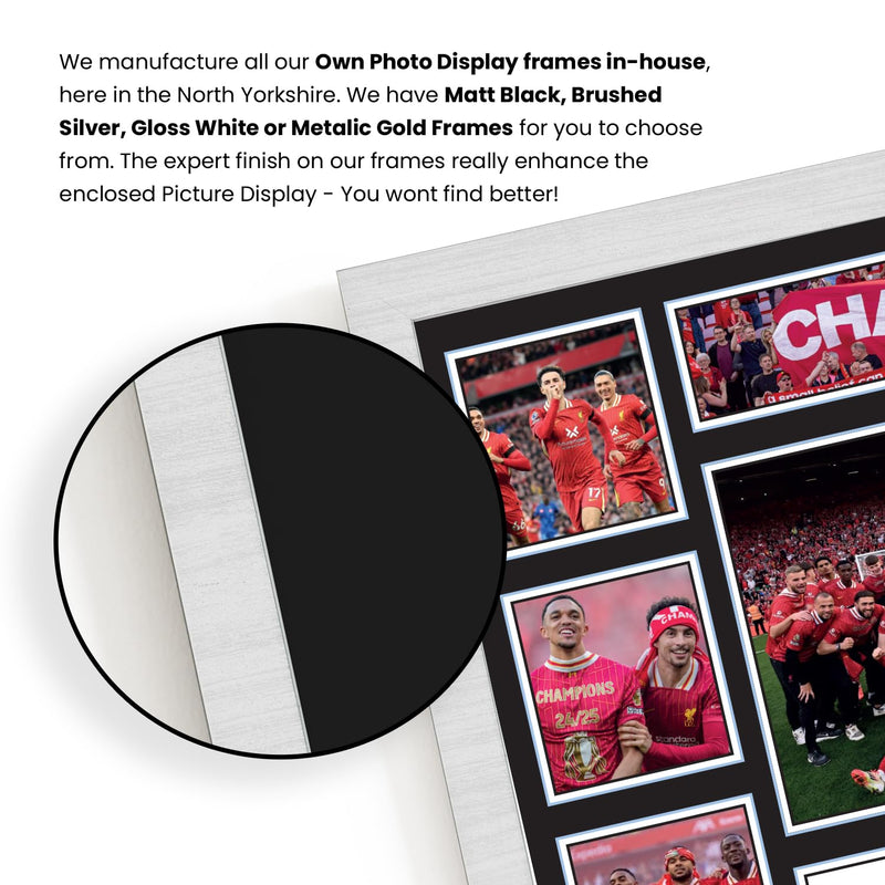 Liverpool Premier League Winners 2025 Photo Frame – Champions Celebration Display – Official Style Souvenir Gift – 20th League Title