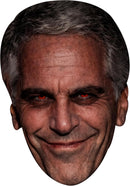 Evil Epstein Face Mask – Horror-Style Parody Celebrity Card Mask for Halloween, Fancy Dress & Dark-Themed Parties – Adult Card Mask