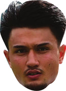 Marcus Smith Face Mask – England Fly-Half Rugby Player – Celebrity Card Mask for Fancy Dress, Sports Fans, Match Days, Six Nations Events, Parties, Stag & Hen Nights – Adult Costume Mask