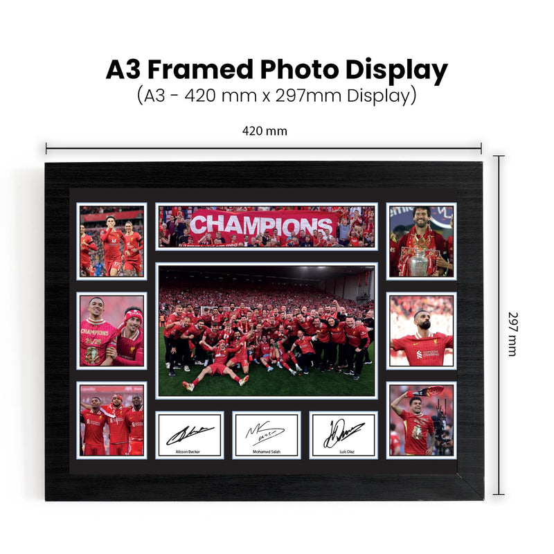 Liverpool Premier League Winners 2025 Photo Frame – Champions Celebration Display – Official Style Souvenir Gift – 20th League Title