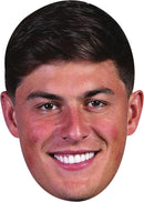 Louis Rees-Zammit Face Mask – Wales Wing Rugby Player – Celebrity Card Mask for Fancy Dress, Sports Fans, Match Days, Six Nations Events, Parties, Stag & Hen Nights – Adult Costume Mask