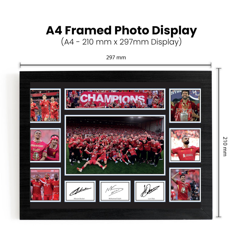Liverpool Premier League Winners 2025 Photo Frame – Champions Celebration Display – Official Style Souvenir Gift – 20th League Title