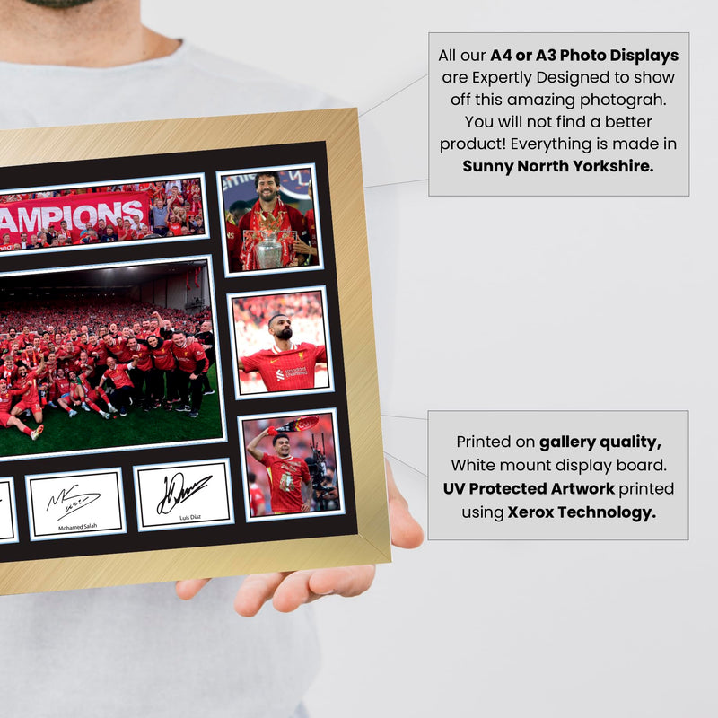 Liverpool Premier League Winners 2025 Photo Frame – Champions Celebration Display – Official Style Souvenir Gift – 20th League Title
