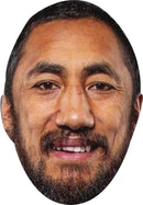 Bundee Aki Face Mask – Irish Rugby Player – Celebrity Card Mask for Fancy Dress, Sports Fans, Match Days, Six Nations Events, Parties, Stag & Hen Nights – Adult Costume Mask