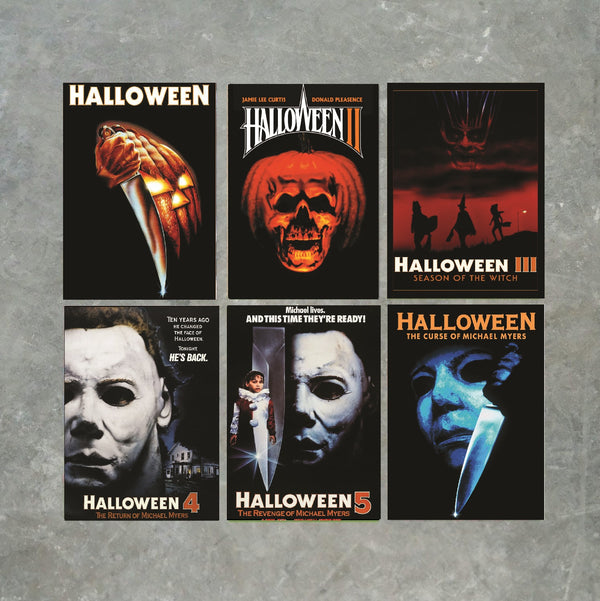 Halloween Michael Myers Poster Print Set of 6 – A6 Poster