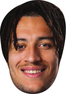 Mickaël Guillard Face Mask – French Rugby Player – Celebrity Card Mask for Fancy Dress, Sports Fans, Match Days, Six Nations Events, Parties, Stag & Hen Nights – Adult Costume Mask