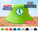 Personalised Custom Football Club Bucket Hat