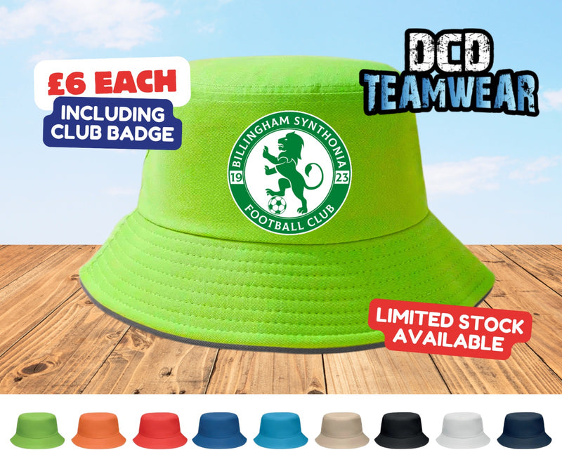Personalised Custom Football Club Bucket Hat