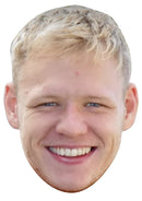 AARON RAMSDALE - England Euros 2024 Celebrity Party Face Fancy Dress Cardboard Costume Mask