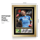 Aaron Ramsdale Newcastle United Printed Autograph Poster – England Goalkeeper Football Wall Art – Soccer Memorabilia Gift for Fans