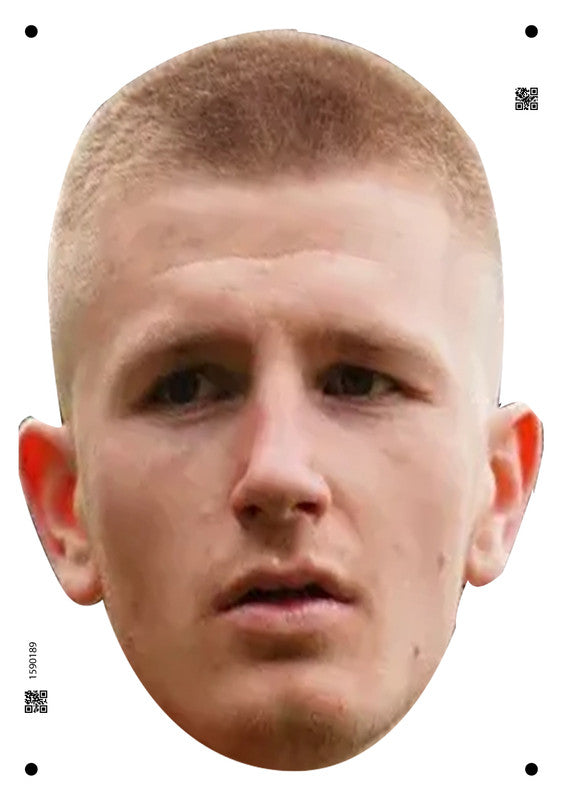Adam Wharton England Euros 2024 Face Mask