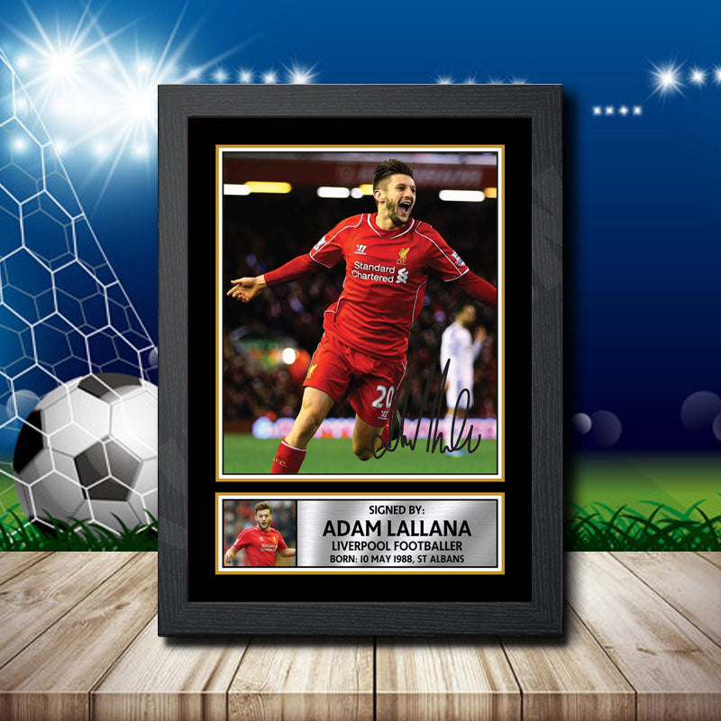 Adam Lallana Printed Signature Footballers Star Poster Print Framed Wall Art Gift – Adam Lallana Printed Signature Footballers Star Poster Print