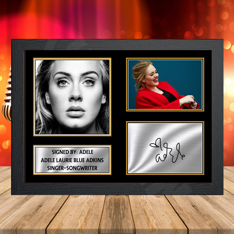 Adele 2 – Printed Signature Music-Landscape Star Print – Adele 2