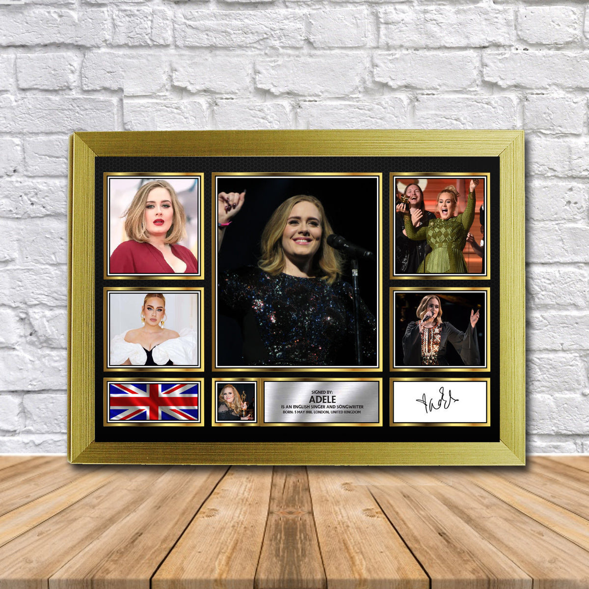 Adele (2) Music Gift Printed Signature Star Poster Print Wall Art Gift – Adele Music Gift Printed Signature Star Poster Print Wall Art Gift