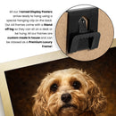 Custom Royal Admiral Pet Portrait – Personalized Dog Portrait in Military Uniform – Funny Royal Pet Painting Wall Art Gift