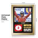 Alain Prost Signed Poster Print – Formula One McLaren Racing Legend Wall Art – F1 Motorsport Memorabilia with Printed Autograph – Formula 1 Fan Gift & Home Decor