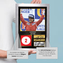 Alain Prost Signed Poster Print – Formula One McLaren Racing Legend Wall Art – F1 Motorsport Memorabilia with Printed Autograph – Formula 1 Fan Gift & Home Decor