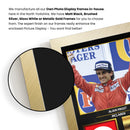Alain Prost Signed Poster Print – Formula One McLaren Racing Legend Wall Art – F1 Motorsport Memorabilia with Printed Autograph – Formula 1 Fan Gift & Home Decor