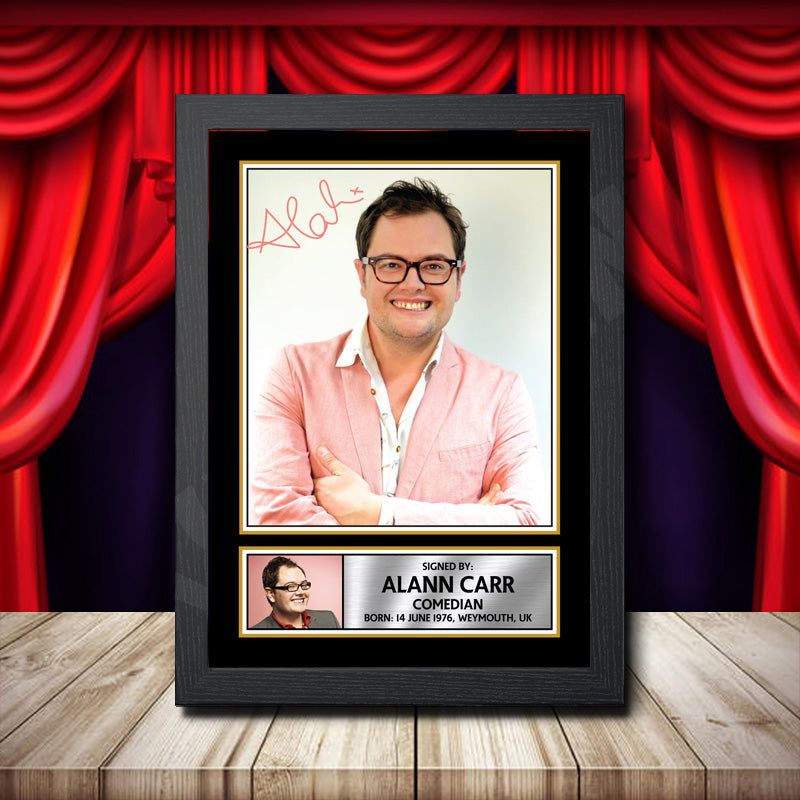 Alan Carr Chatty Man 3 Printed Signature Comedy Star Poster Print Framed Wall Art Gift – Alan Carr Chatty Man 3 Printed Signature Comedy Star Poster Print