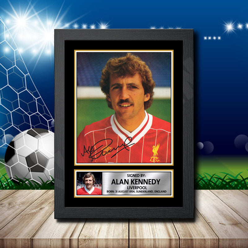 Alan Kennedy 1 Printed Signature Footballers Star Poster Print Framed Wall Art Gift – Alan Kennedy 1 Printed Signature Footballers Star Poster Print