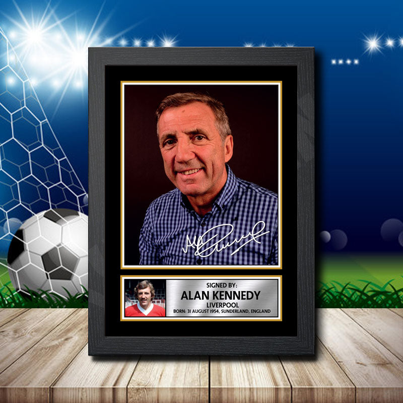 Alan Kennedy 2 Printed Signature Footballers Star Poster Print Framed Wall Art Gift – Alan Kennedy 2 Printed Signature Footballers Star Poster Print