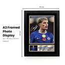Alejandro Garnacho Chelsea Printed Autograph Poster – Argentina Football Star Wall Art – Soccer Memorabilia Gift for Fans
