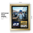 Alex Albon Signed Poster Print – Williams Racing Formula One Wall Art – F1 Motorsport Memorabilia with Printed Autograph – Formula 1 Fan Gift & Racing Decor