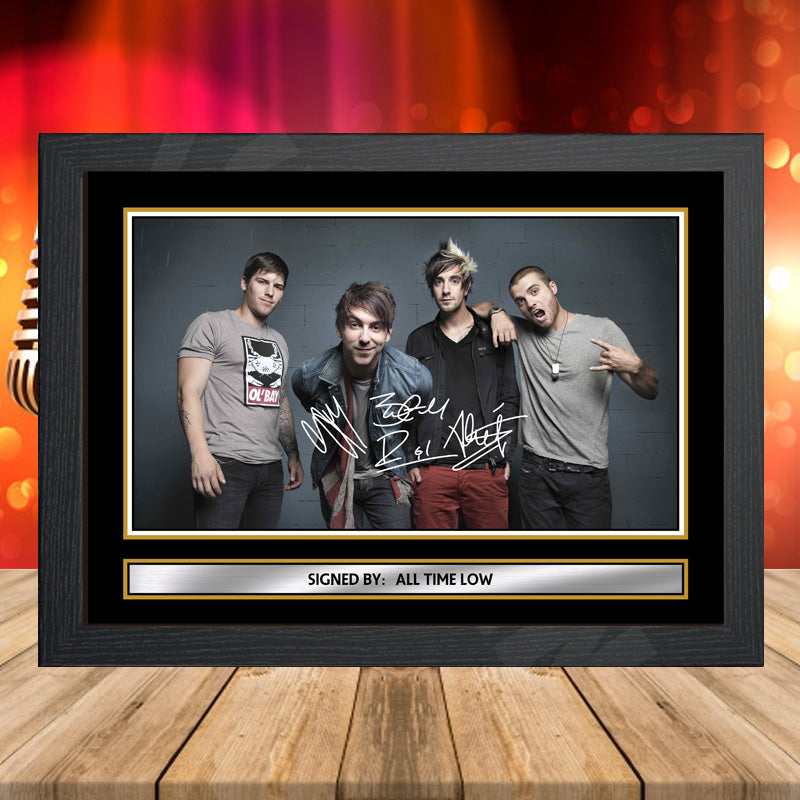 All Time Low 1 – Printed Signature Music-Landscape Star Print – All Time Low 1