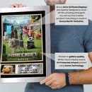 A Minecraft Movie Printed Autograph Poster – Jack Black & Jason Momoa Movie Wall Art – Minecraft Film Memorabilia Gift for Gamers