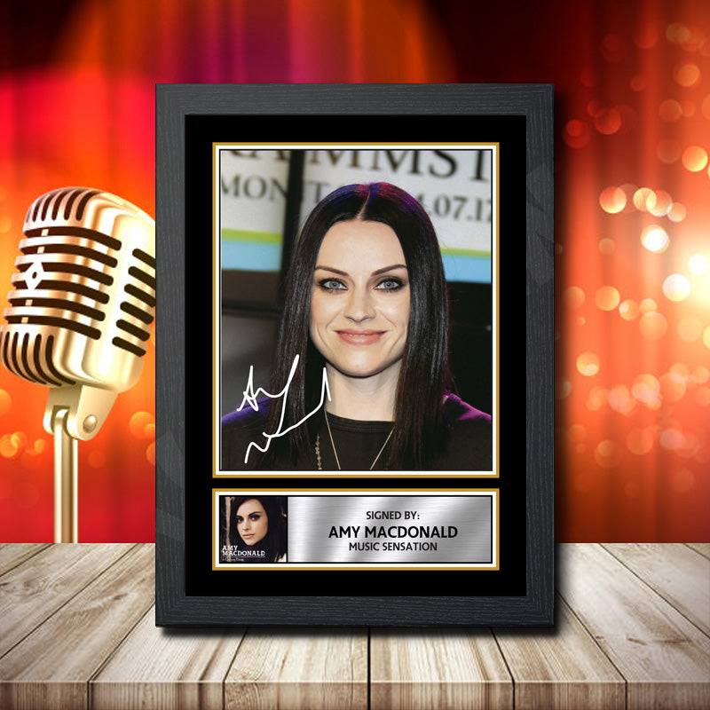 Amy Macdonald – Printed Signature Music Star Print – Amy Macdonald