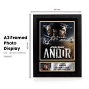 Star Wars Andor Season 2 Printed Autograph Poster – Cast Signed Style Sci-Fi TV Series Wall Art – Star Wars Memorabilia Gift for Fans