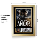 Star Wars Andor Season 2 Printed Autograph Poster – Cast Signed Style Sci-Fi TV Series Wall Art – Star Wars Memorabilia Gift for Fans