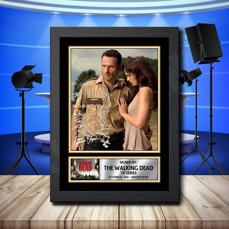 Andrew Lincoln The Walking Dead 1 Printed Signature Television Star Poster Print Framed Wall Art Gift – Andrew Lincoln The Walking Dead 1 Printed Signature Television Star Poster Print