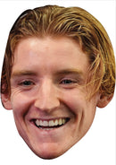 Anthony Gordon Face Mask 2026 – England Football Player Celebrity Card Face Mask – Celebrity Mask for Stag Do, Hen Night, Fancy Dress & Costume Parties – Funny Adult Card Mask