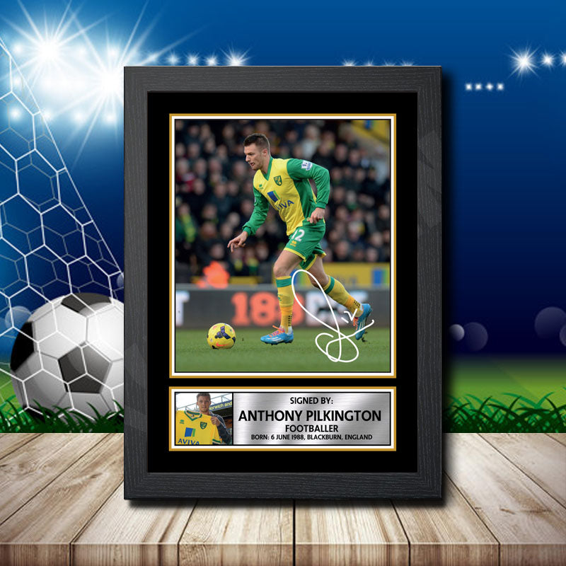 Anthony Pilkington Printed Signature Footballers Star Poster Print Framed Wall Art Gift – Anthony Pilkington Printed Signature Footballers Star Poster Print
