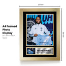 Antoine Semenyo Signed Manchester City Photo Display – Autographed Football Memorabilia with Plaque – Official Style Collector Gift
