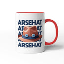 Rude Swear Word Printed Mug Design - AR*EHAT (3 Colours)