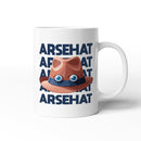 Rude Swear Word Printed Mug Design - AR*EHAT (3 Colours)