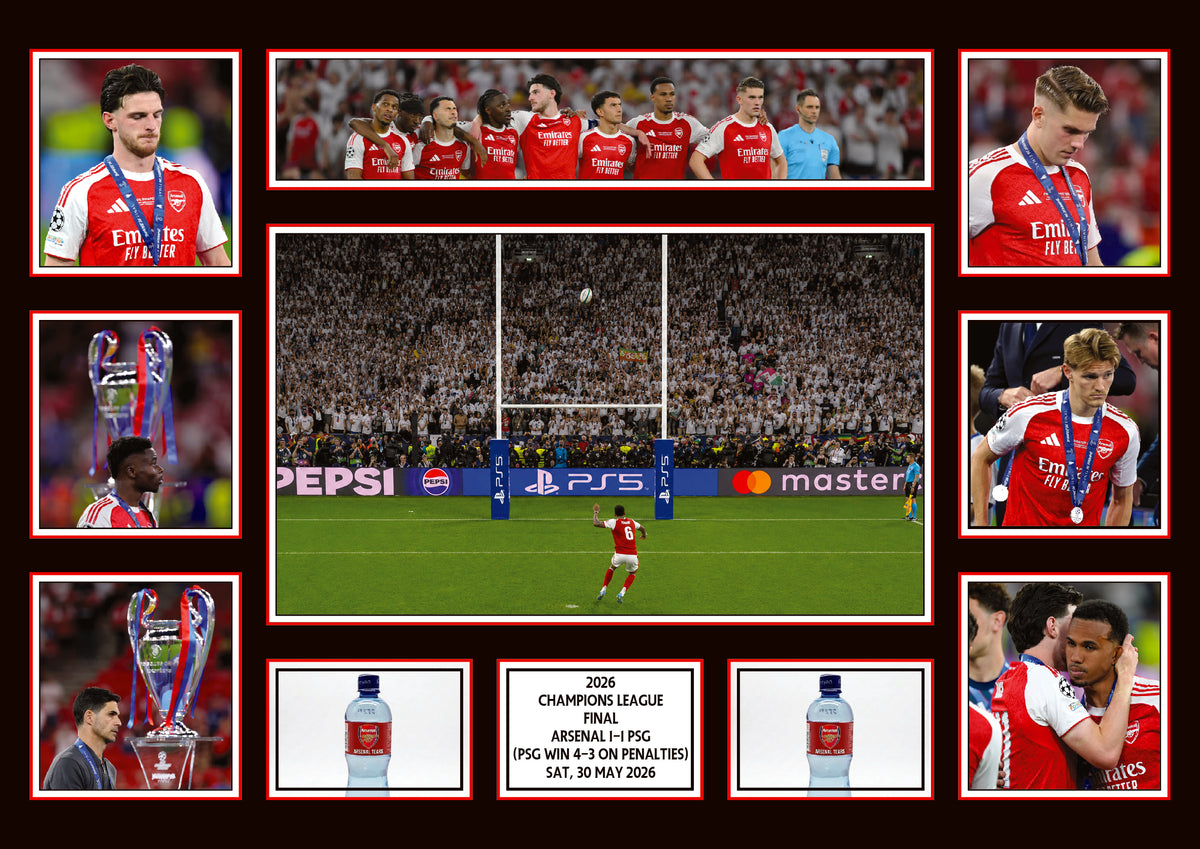 Arsenal Champions League Final 2026 Poster Print – Funny Arsenal Fan Gift – UEFA Champions League Final Memorative Wall Art – Arsenal Champions League Final 2026 Poster Print