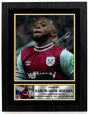 Aaron Wan-Bissaka Autographed Poster Print – Manchester United Football Star  – Framed or Unframed – Gifts for Man United Fans