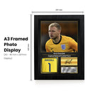 Aaron Ramsdale England Signed Poster Print – England National Football Team Goalkeeper Wall Art – Aaron Ramsdale Signature Style Soccer Poster – Football Fan Gift Decor